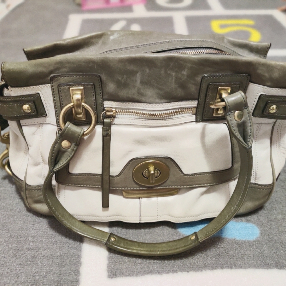 Leather Coach bag